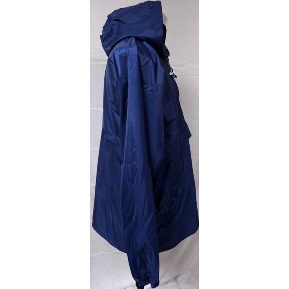 Stearns Dry Wear 1/2 Zip Pullover Blue Packable Windbreaker Rain Coat Jacket (L) - Picture 7 of 13